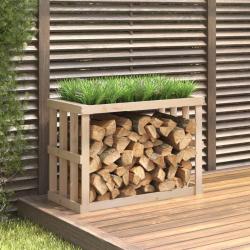 Porte-b&ucirc;ches d'ext&eacute;rieur 108x52x74 cm Bois massif de pin