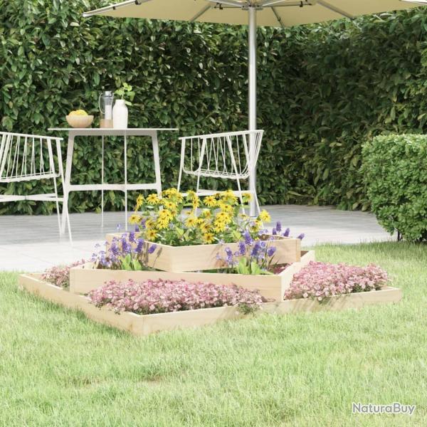Jardini�re 112x112x27 cm Bois massif de pin