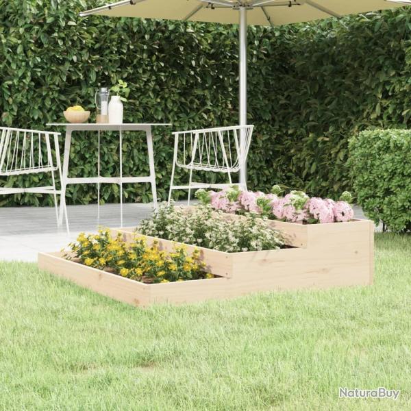 Jardini�re 107x107x27 cm Bois massif de pin