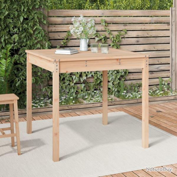 Table de 82,5x82,5x76 cm bois massif de pin