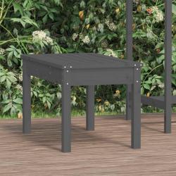 Banc de gris 80x44x45 cm bois massif de pin