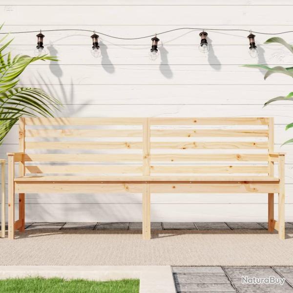 Banc de 203,5x48x91,5 cm bois massif de pin