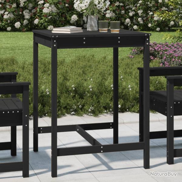 Table de noir 82,5x82,5x110 cm bois massif de pin