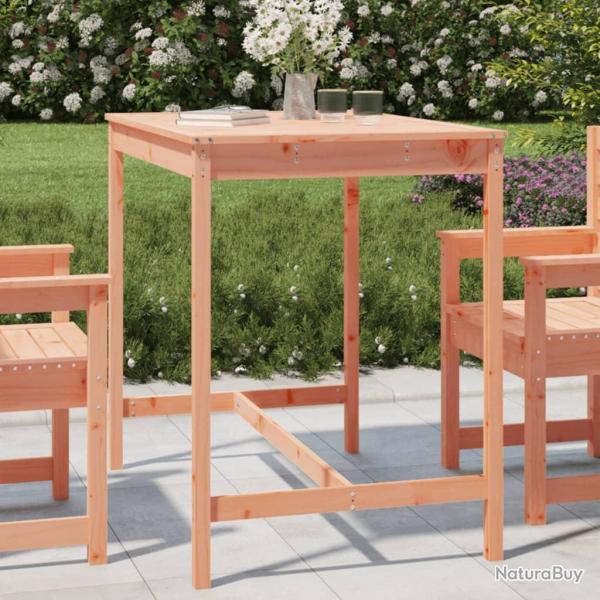 Table de 121x82,5x110 cm bois massif de douglas