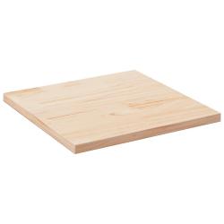 Plateau de table 80x80x2,5 cm Bois massif Pin Carr&eacute;
