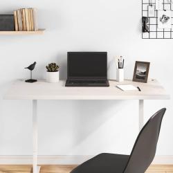 Dessus de bureau blanc 110x55x2,5 cm bois massif de pin