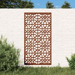 D&eacute;coration murale 105x55cm acier corten design mauresque