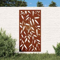 D&eacute;coration murale 105x55 cm design de feuille de bambou