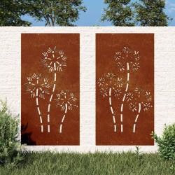 D&eacute;corations murales de 2pcs 105x55 cm design de fleur