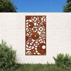 D&eacute;coration murale 105x55 cm design de roue dent&eacute;e