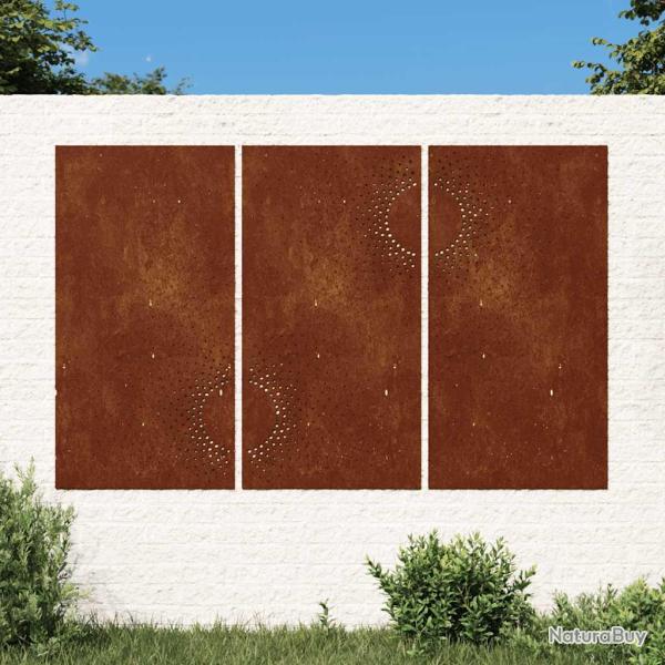 D�corations murales 3 pcs 105x55 cm design du soleil