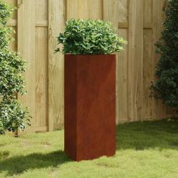 Jardini&egrave;re 40x34,5x75 cm acier corten