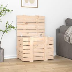 Bo&icirc;te de rangement 58x40,5x42 cm Bois massif de pin