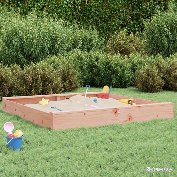 Bac � sable avec si�ges carr� bois massif de douglas