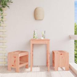 Tabourets de lot de 2 40x36x45 cm bois massif Douglas