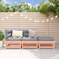 Salon de 3 pcs bois massif douglas