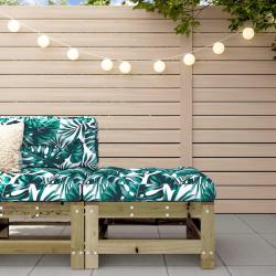 Repose-pied de avec coussin bois de pin impr&eacute;gn&eacute;