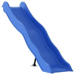 Toboggan de jeu bleu 174x38 cm polypropyl&egrave;ne