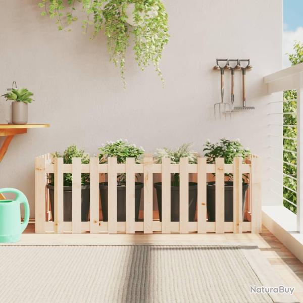 Lit sur�lev� de design de cl�ture 150x50x50cm pin massif