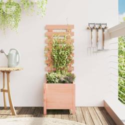 Jardini&egrave;re avec support 39x39,5x114 cm bois massif douglas