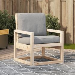Chaise de 57,5x63x76 cm bois de pin massif