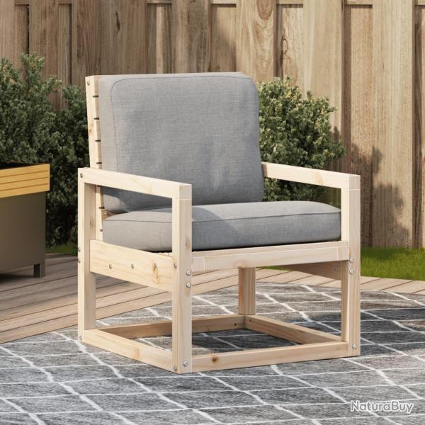 Chaise de 57,5x63x76 cm bois de pin massif