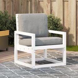 Chaise de blanc 57,5x63x76 cm bois de pin massif