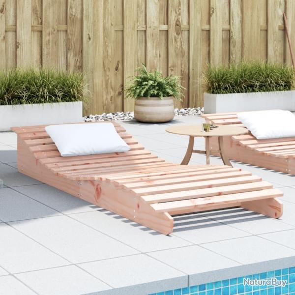 Chaise longue 205x80x31,5 cm bois massif de douglas