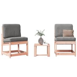 Salon de 3 pcs bois massif douglas
