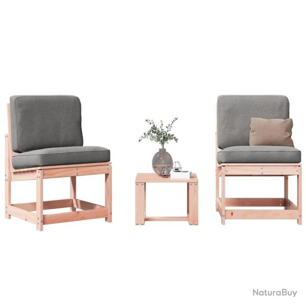 Salon de 3 pcs bois massif douglas