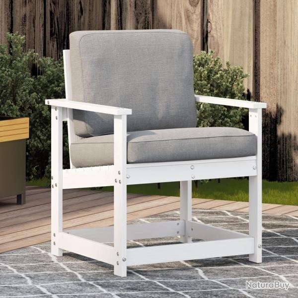 Chaise de blanc 62x56x77 cm bois de pin massif