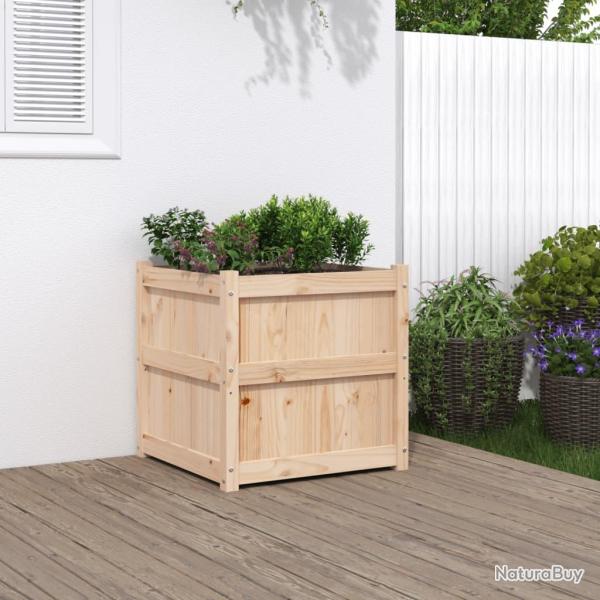 Jardini�re d'ext�rieur 60x60x60 cm bois de pin massif