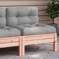Canap&eacute; de sans accoudoirs coussins bois massif douglas