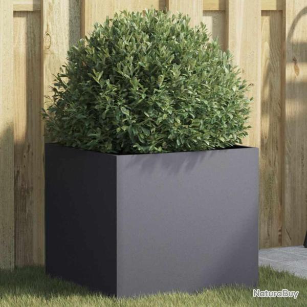 Jardini�re anthracite 42x40x39 cm acier
