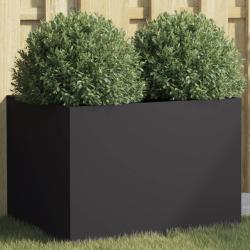 Jardini&egrave;re noir 62x47x46 cm acier