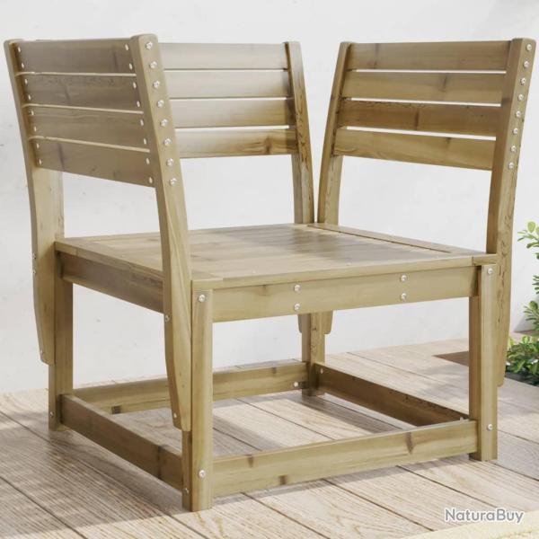 Chaise de bois de pin impr�gn�