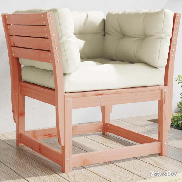 Canap� de accoudoirs avec coussins bois massif douglas