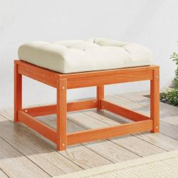 Repose-pied de avec coussins bois massif de pin
