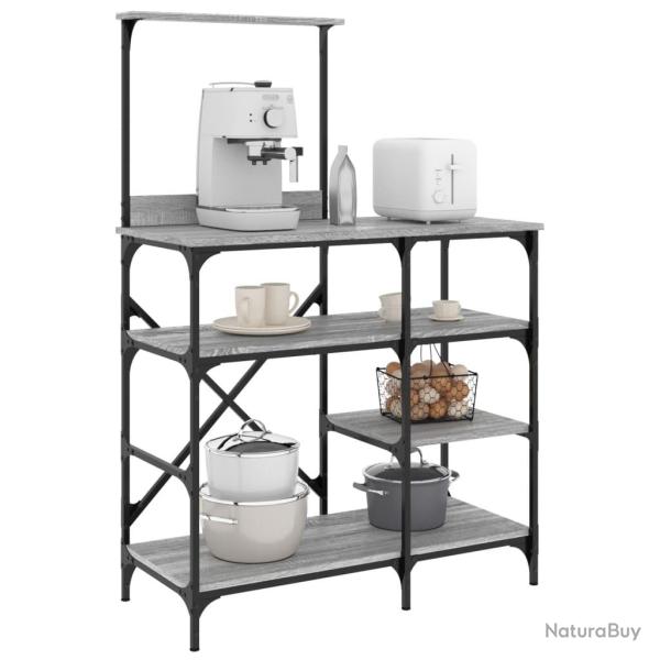 Support de boulanger gris 90x40x132 cm