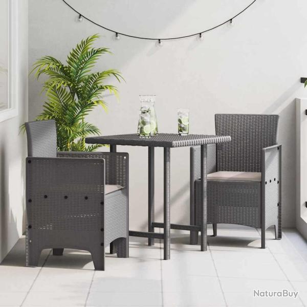 Chaise de 2 pcs Gris clair 53 x 49 x 85 cm Polypropyl�ne