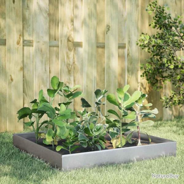 Lit sur�lev� de 100x100x26 cm acier inoxydable
