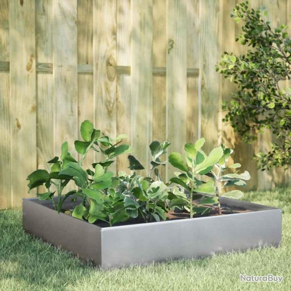 Lit sur�lev� de 100x100x33,5 cm acier inoxydable