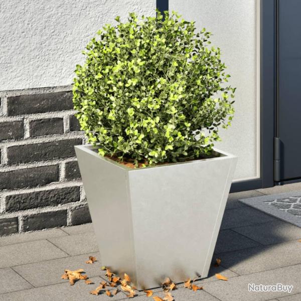 Jardini�res 2 pcs 30x30x30 cm acier inoxydable