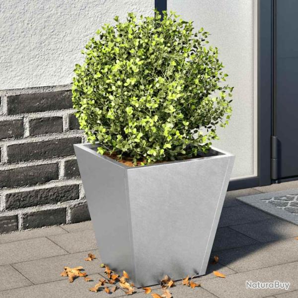 Jardini�res 2 pcs 30x30x30 cm acier galvanis�