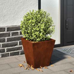 Jardini&egrave;re 30x30x30 cm acier r&eacute;sistant aux intemp&eacute;ries