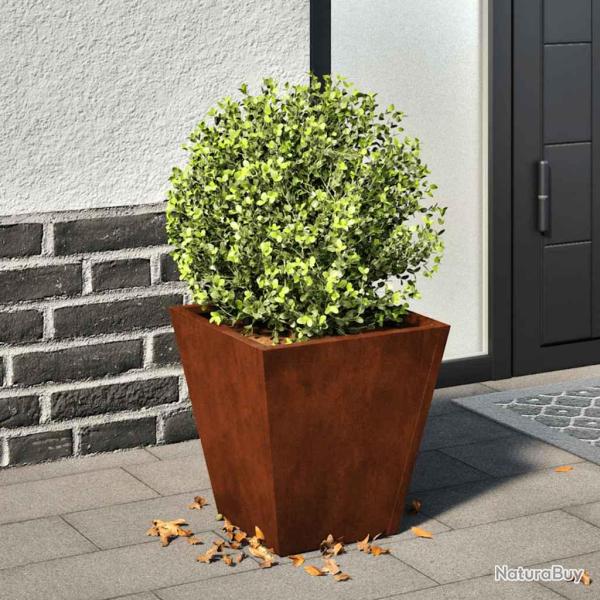 Jardini�re 30x30x30 cm acier r�sistant aux intemp�ries