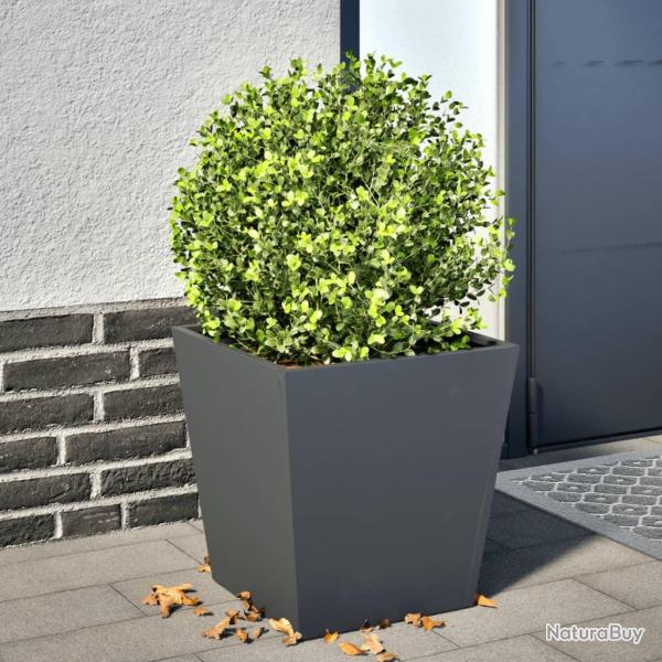 Jardini�re anthracite 40x40x40 cm acier