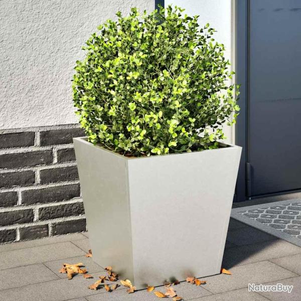 Jardini�res 2 pcs 40x40x40 cm acier inoxydable