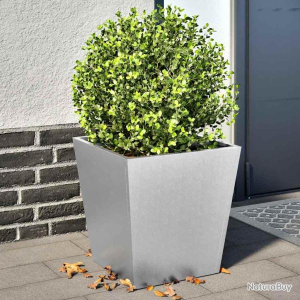 Jardini�res 2 pcs 40x40x40 cm acier galvanis�