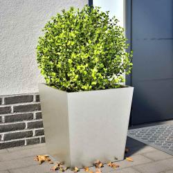 Jardini&egrave;res 2 pcs 50x50x50 cm acier inoxydable